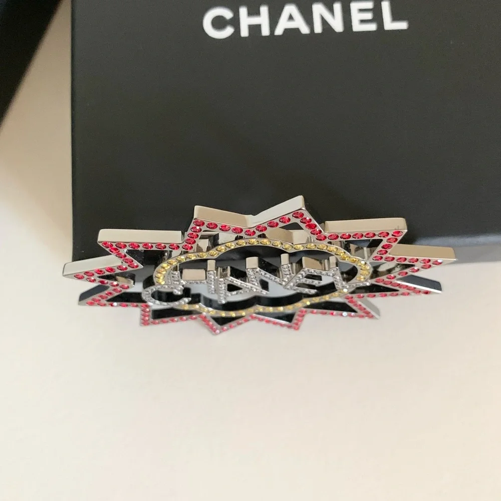 Chanel Large Bam Pow 💥 Brooch pin - Picture 7 of 16